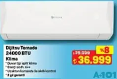 DİJİTSU TORNADO 24000 BTU KLİMA DİJİTSU TORNADO 24000 BTU KLİMA